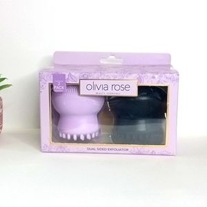 💋5/$20 Olivia Rose Dual sided exfoliators beauty essentials 2pk